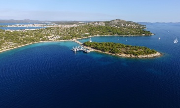 Plaža Podvrške, Murter, Otok Murter