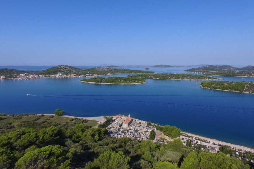 Vidikovac Gradina, pogled na otoke u blizini